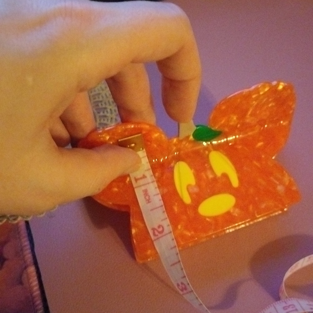 Pumpkin Mouse Claw clip - Picture 10 of 11